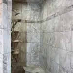 Tiled Walk-In Shower to Age in Place