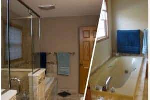 Master Bath Remodel Before and After