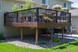 Deck After with Low Maintenance Decking