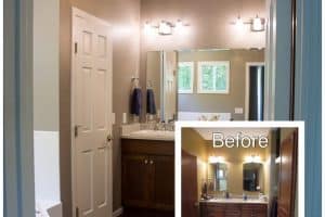 Master Bathroom Before and After