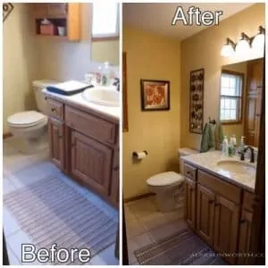 1 - bath before and after 1 - bath before and after