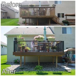 Custom Built Deck Sauk Rapids MN