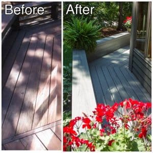 Low maintenance decking