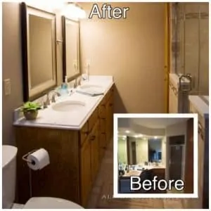 5 - Master bath before and after 5 - Master bath before and after