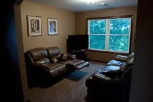 Custom Home Tv Room