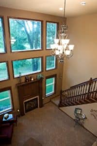 Living Room with Fireplace