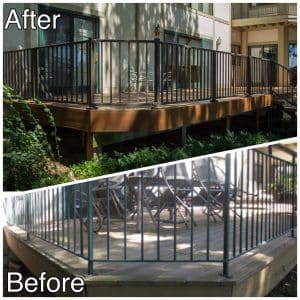 New decking and railing Sartell MN