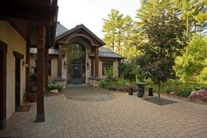 Custom Home Front Entrance