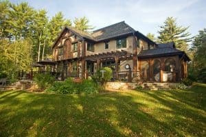 Custom Home Rear Exterior