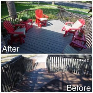 Low-maintenance decking