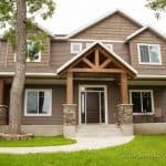 Home exterior front entry