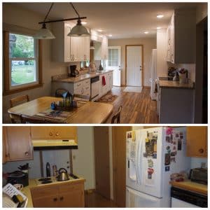 Kitchen Remodel Before and After