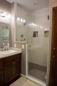 Bathroom walk in shower