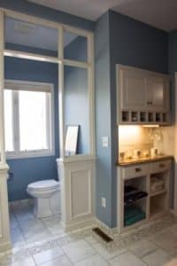 Bath remodel after tile floors