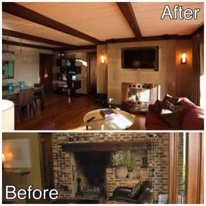 Dining and Fireplace Update Remodeling St Cloud MN