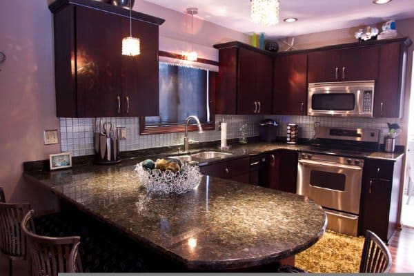 Kitchen Cabinets tile backsplash