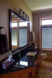 New home bathroom vanity