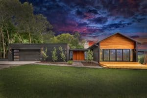 Custom Luxury Home Night Sky
