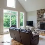 Custom Home Living room