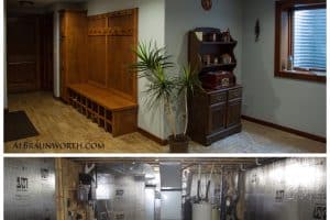 Basement before and after pictures